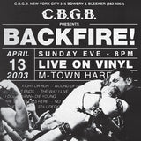 Backfire! - live At CBGB's