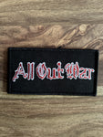 All Out War LOGO patch