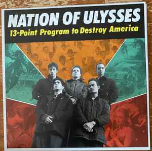 Nation Of Ulysses - 13-point Program To Destroy America [LP] WHITE